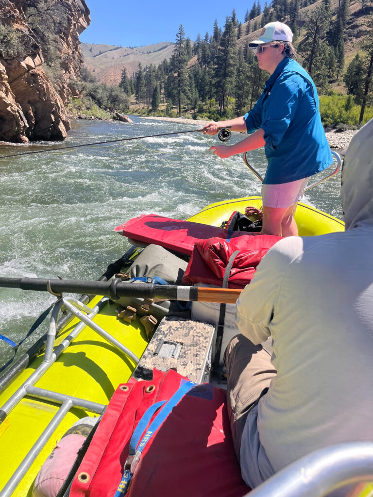 Middle Fork fly fishing rafting trips Idaho